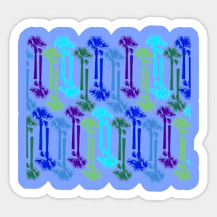 Aztec Palm Trees Sticker